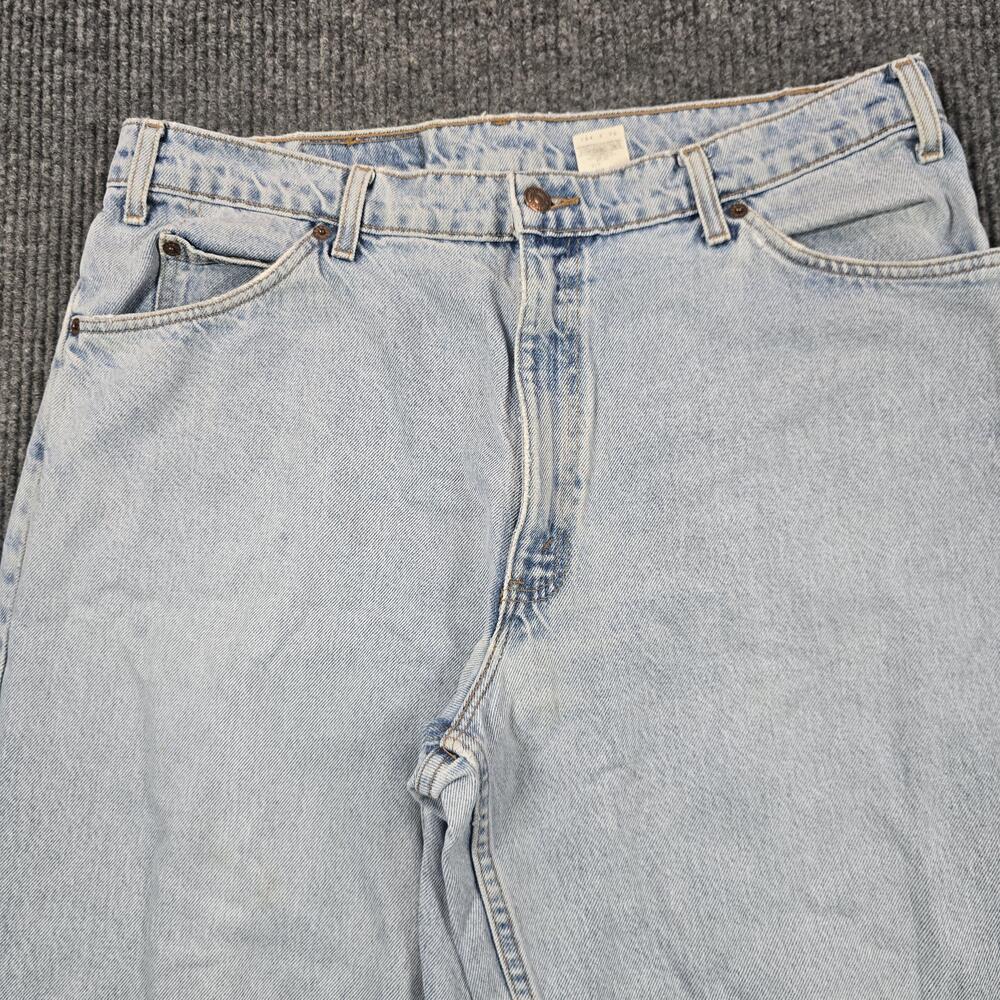 Levi's 560 Jeans Mens 38x34 Blue Loose Fit Tapered Light Wash Denim USA 35x32
